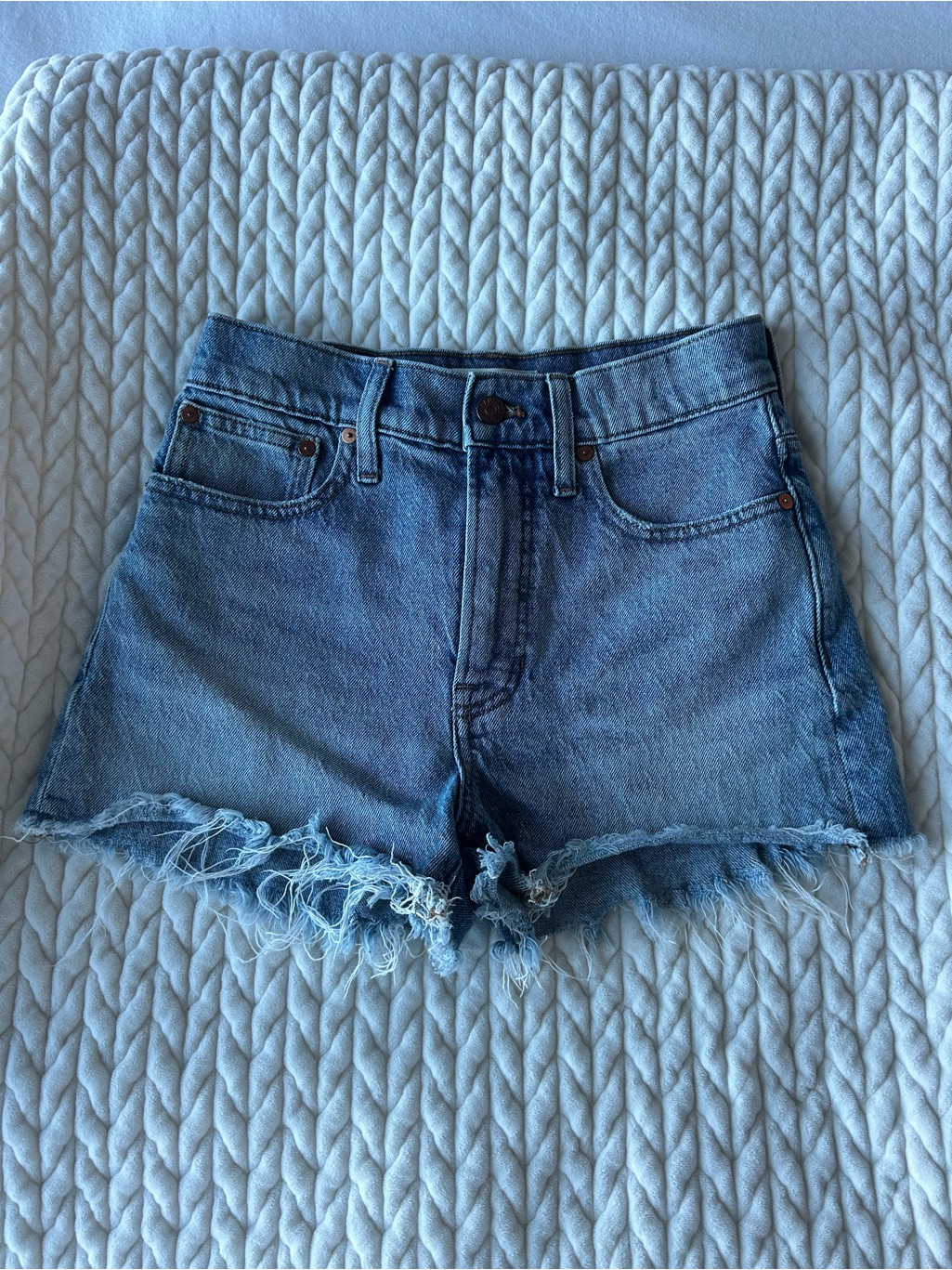 Madewell Medium Blue The Perfect Jean Short